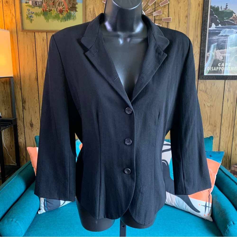 Marcel Marongiu Made in France Wool Blend Suit Jacket